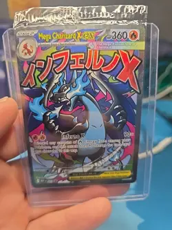 Pokemon TCG Mega Charizard x Ex + Oricorio EX Promo Card Sealed Holo - Image 1
