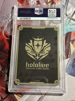 Hololive Card Game hBP02-032 Houshou Marine R Quintet Spectrum PSA 10 - Image 2