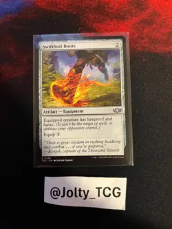 Swiftfoot Boots Commander: Tarkir: Dragonstorm Regular - Image 1