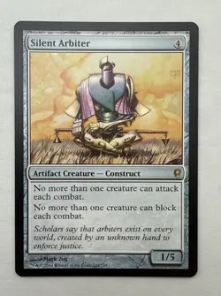 Silent Arbiter x1 MTG Conspiracy 1x Magic Excellent Light Play EX LP - Image 1