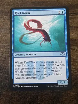 Reef Worm 0271 Modern Horizons 3 MH3 MTG Magic The Gathering S2588* - Image 1