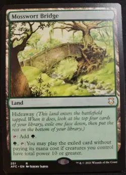 Mosswort Bridge - Adventures in the Forgotten Realms Commander - AFC - MTG - NM - Image 1