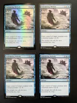MTG- Entrancing Melody x4 - Ixalan (One is FOIL) - Image 1