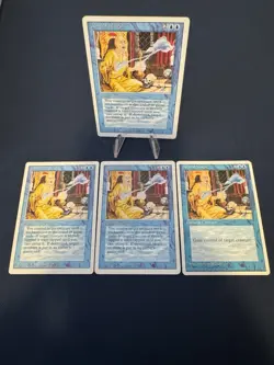 MTG - Magic The Gathering - Control Magic X4 - Revised/4th Edition - LP/EX! - Image 1