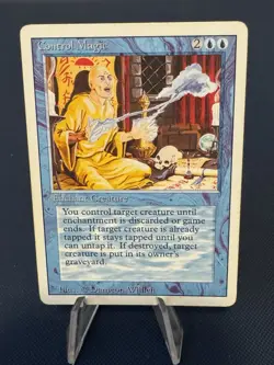 MTG - Magic The Gathering - Control Magic X4 - Revised/4th Edition - LP/EX! - Image 4