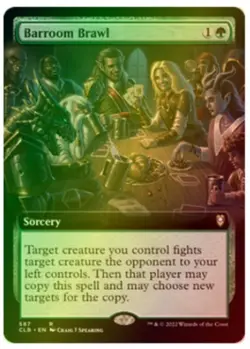 Barroom Brawl Extended Foil : MTG Battle for Balduar's Gate - Image 1