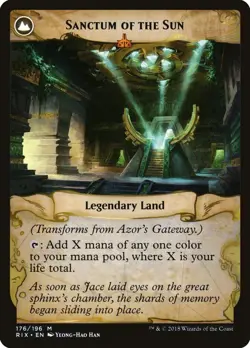mtg magic azor's gateway sanctum of the sun ENGLISH ixalan portail d'azor 3 avai - Image 2