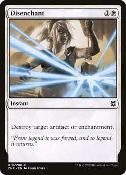 Disenchant 10 MTG NM - Zendikar Rising - Image 1