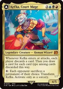 MTG Kefka, Court Mage FIN Mythic Normal #231 - Image 1