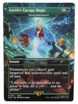 Aerith's Curaga Magic - Heroic Intervention Secret Lair Drop Regular - Image 1