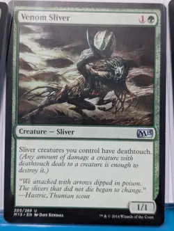 Venom Sliver Core Set 2015 (M15) Regular MTG TCG in MP Condition - Image 2