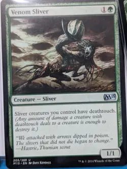Venom Sliver Core Set 2015 (M15) Regular MTG TCG in MP Condition - Image 4