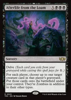 1x Afterlife from the Loam NM Eng MTG - Commander Dragonstorm - Image 1