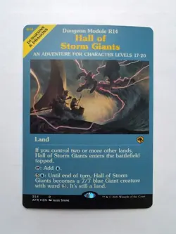 MTG Hall of Storm Giants (AFR) Adventures in the Forgotten Realms Foil Rare 354 - Image 1