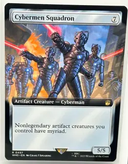 Cybermen Squadron (Extended Art), Doctor Who, MTG Magic, REGULAR (457) NM - Image 1