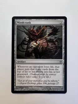 Mindcrank - MTG New Phyrexia - NM - Image 1