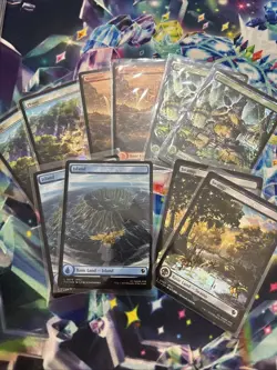 Chocobo Track Foil Full Art BASIC LAND NM Final Fantasy MTG Magic Lot of 10 - Image 1
