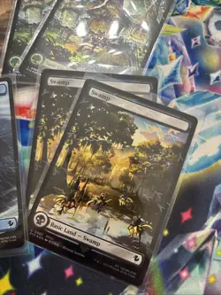 Chocobo Track Foil Full Art BASIC LAND NM Final Fantasy MTG Magic Lot of 10 - Image 3