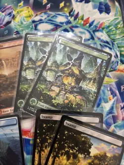 Chocobo Track Foil Full Art BASIC LAND NM Final Fantasy MTG Magic Lot of 10 - Image 4