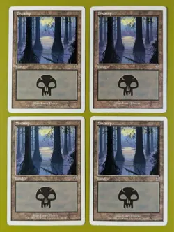 Swamp (348) x4 Seventh Edition 7th 4x Magic the Gathering MTG - Image 1