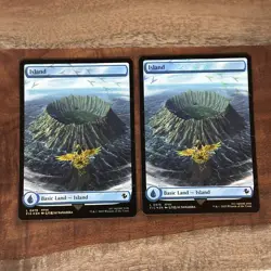 Lot Of TWO Island (Chocobo Track Foil) - Commander: FINAL FANTASY Magic MTG - Image 1