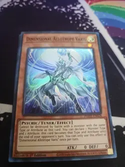 YuGiOh Dimensional Allotrope Varis PHHY-EN028 Super Rare 1st Edition - Image 1