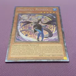 Dracotail Faimena 1st Edition Collector's Rare JUSH-EN002 Yu-Gi-Oh! NM - Image 2