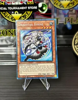 Yu-Gi-Oh! Dracotail Lukias (CR) Collector's Rare JUSH-EN001 - Image 1