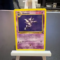 Pokemon Cards: Fossil Rare: Haunter 21/62 TCG 1999 WOTC Vintage - Image 1