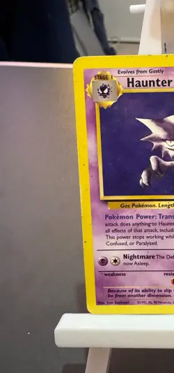 Pokemon Cards: Fossil Rare: Haunter 21/62 TCG 1999 WOTC Vintage - Image 2