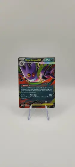 Pokemon TCG: Mega Gengar ex 056/094 Me02: Phantasmal Flames Holo Card NM - Image 1