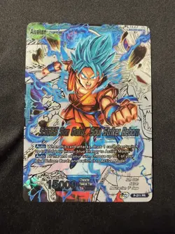 SSGSS Son Goku Soul Striker Reborn P-211 Foil Dragon Ball Super Card Game NM - Image 1