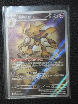 Pokemon TCG Alakazam Holo 009 Promo Black Star Card NM - Image 1