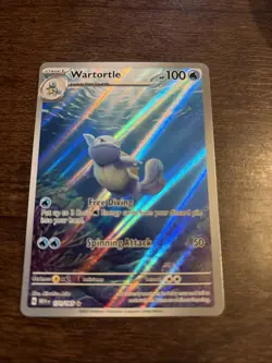 Pokemon TCG Wartortle Holo Card English Illustration Rare 171/165 SV 151 - Image 2