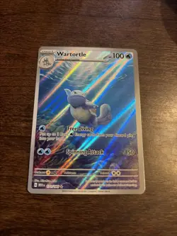 Pokemon TCG Wartortle Holo Card English Illustration Rare 171/165 SV 151 - Image 4