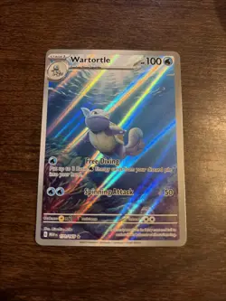 Pokemon TCG Wartortle Holo Card English Illustration Rare 171/165 SV 151 - Image 5