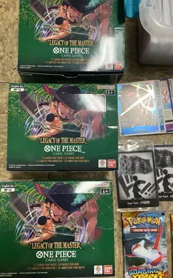 One Piece Card Lot 1700 Cards + Special Dons Sealed W/boxes + Pokemon - Image 2