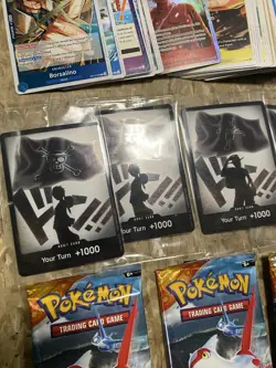 One Piece Card Lot 1700 Cards + Special Dons Sealed W/boxes + Pokemon - Image 5