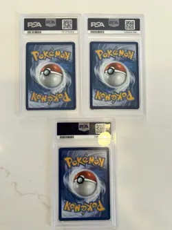 Pokemon TCG Graded Cards Lot All PSA 8, 3 Cards - Image 2