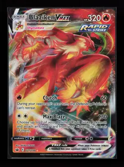 Blaziken VMAX 021/198 Ultra Rare SWSH06: Chilling Reign Pokemon Card - Image 1