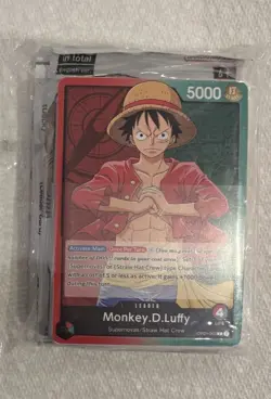 First Edition Alpha One Piece Card Game 2022 Pre-Errata Demo Deck Sealed - Image 1