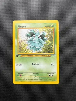 Pokemon Card Neo Destiny 1st Edition Pineco 77/105 WOTC Near Mint! - Image 1
