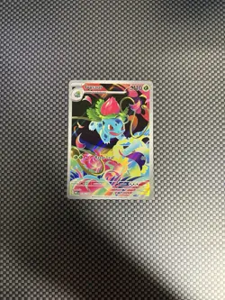 Pokemon TCG Mega Evolution Ivysaur Card 134/132 Special Illustration Rare - Image 1