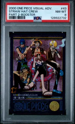 PSA 8 No.43 Straw Hat Voyage Photo29 One Piece Visual Adventure Card - Image 1