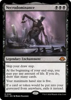 MTG - Necrodominance - Modern Horizons 3 - Light Play - Foil - Image 1