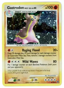 Gastrodon West Sea Holo 9/132 Secret Wonders Pokemon Card Swirl - Image 1