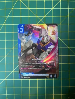 Gundam Card Game - Gundam GD01-001 LR Raw Near Mint/Mint - Image 1