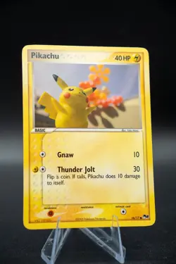 Pikachu 16/17 Pokemon TCG Card POP Series 2 Near Mint NM/LP Common Yuka Morii - Image 2