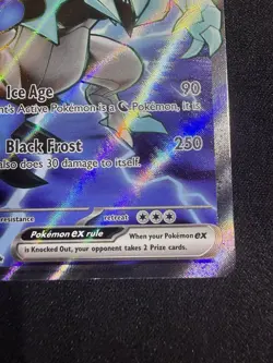 Pokemon TCG Black Kyurem EX Surging Sparks 218/191 Full Art Ultra Rare Holo Card - Image 2