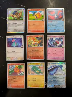 9 x Holo/EX Pokemon Card Bundle (Destined Rivals Set, NM) - Image 1
